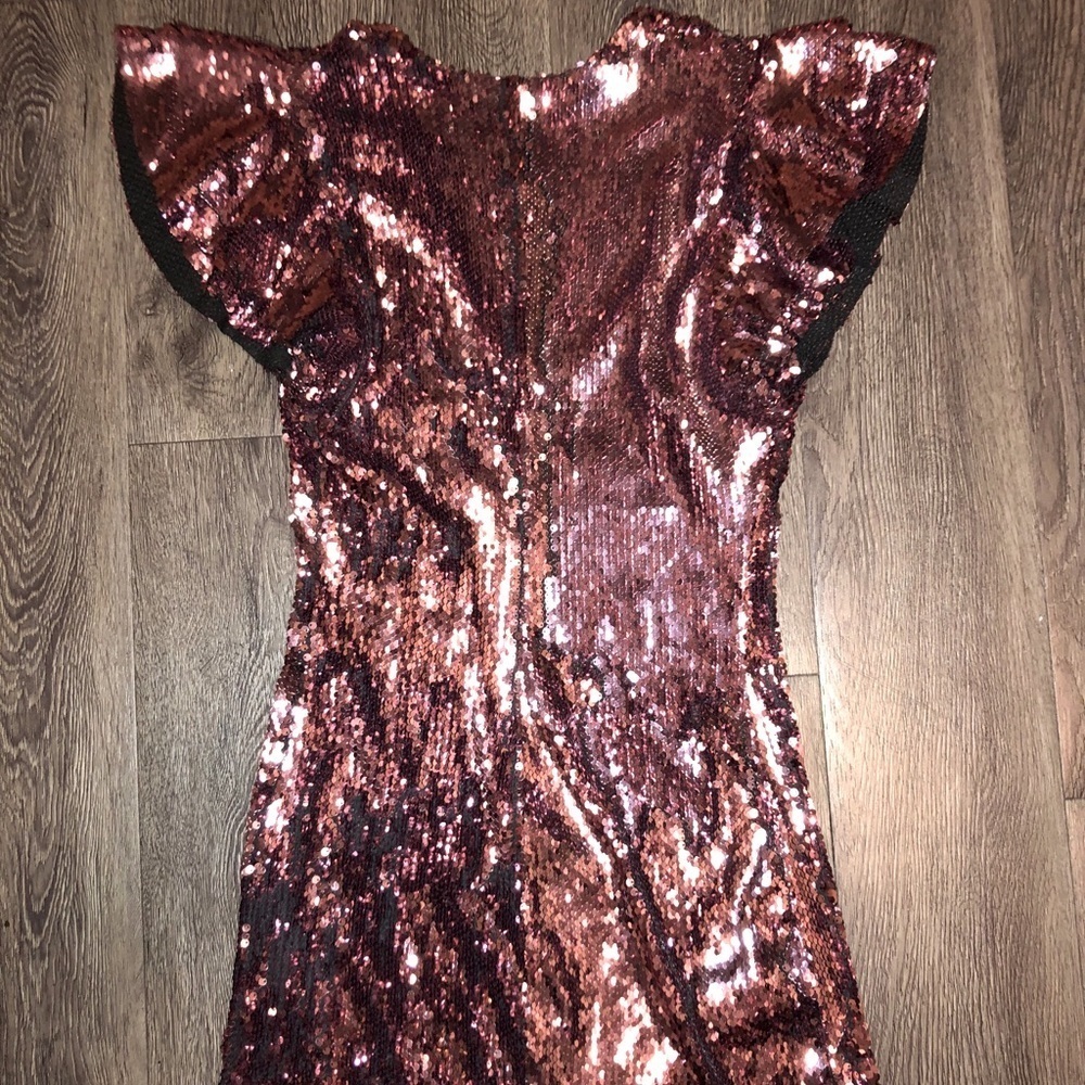 ✨Sequined pink mini dress✨